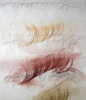 1993, 413×360 mm, papír, mastný pastel, frotáž